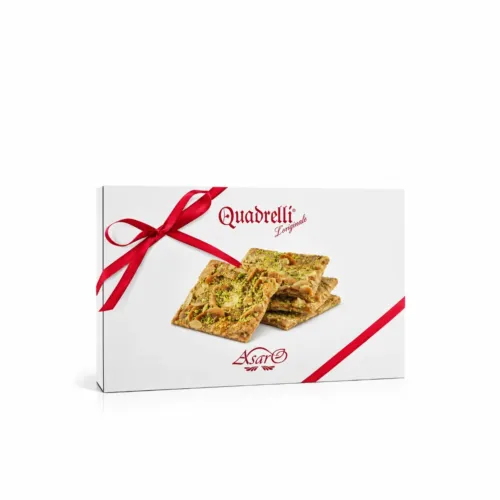 Quadrelli alle mandorle Scatola da 300Gr(18pz)