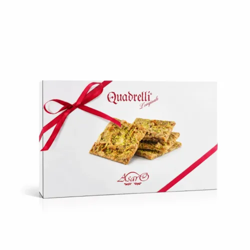 Quadrelli alle mandorle Scatola da 500Gr(27pz)