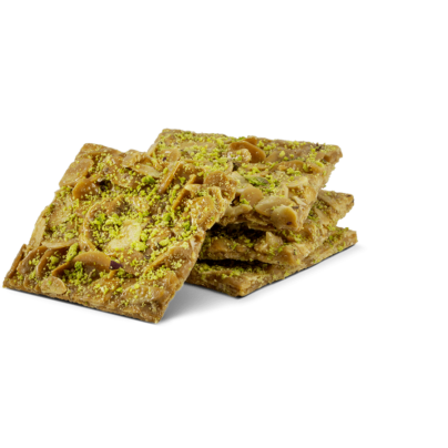 croccante di mandorla con granella di pistacchio siciliano