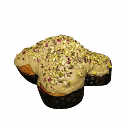 Colomba Artigianale al Pistacchio con Vasetto di Crema al Pistacchio