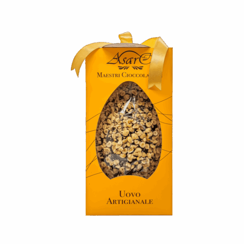 Uovo artigianale da 700Gr con Granella di Nocciole
