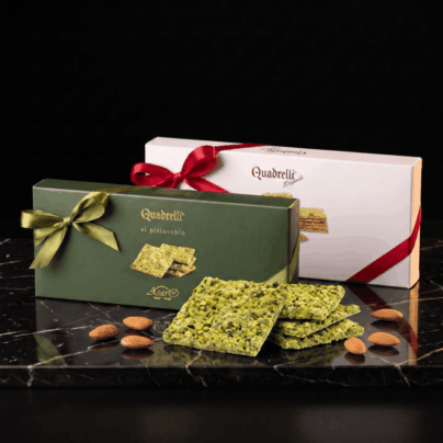 Box Degustazione Quadrelli – Mandorla e Pistacchio
